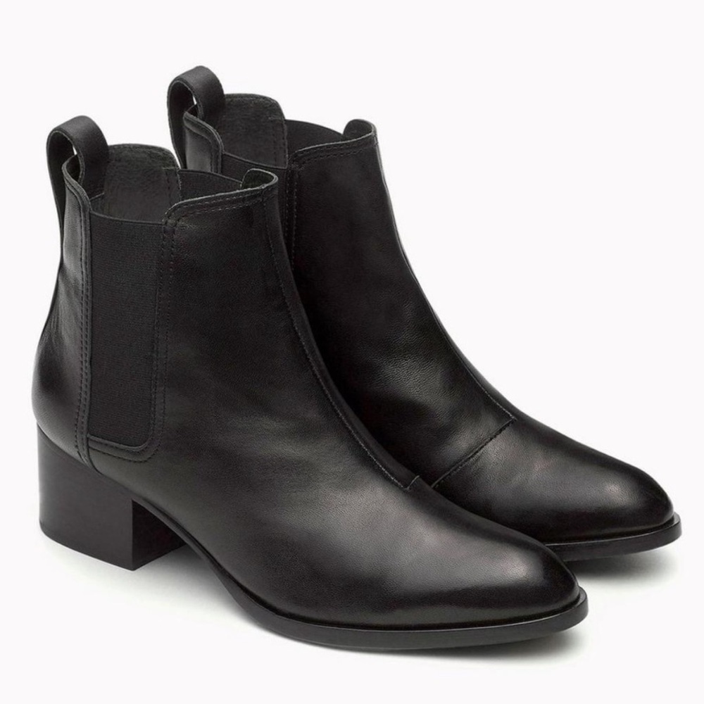 Rag & Bone Walker Leather Chelsea Boots Black - Picture 3 of 12